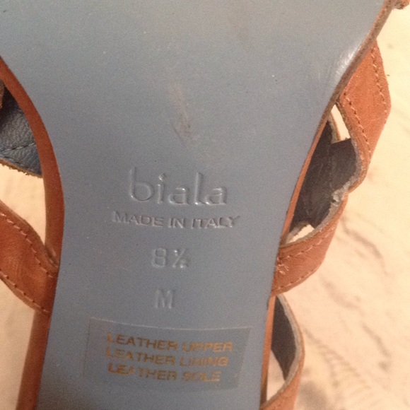 Biala Brown Heeled Sandal - Picture 5 of 5